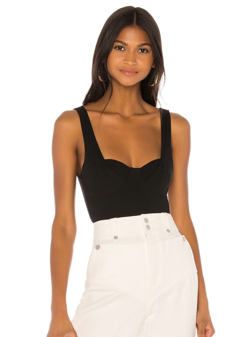 Lovers and Friends Aiden Bodysuit in Black